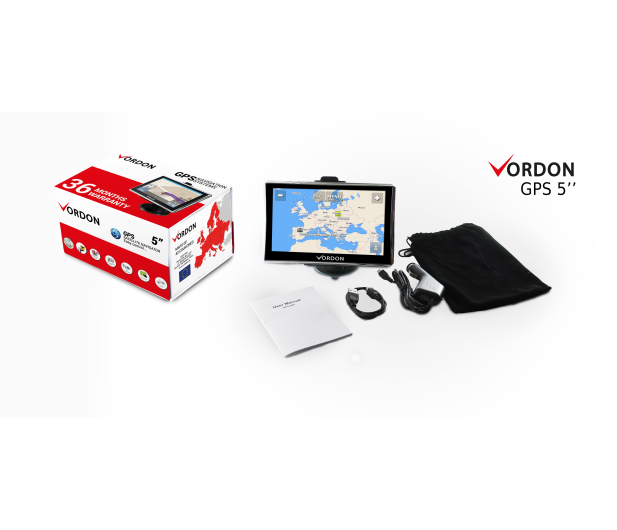 Vordon Vordon 5" Mapy Europy + 4GB + Transmiter FM - 327896 - zdjęcie 2